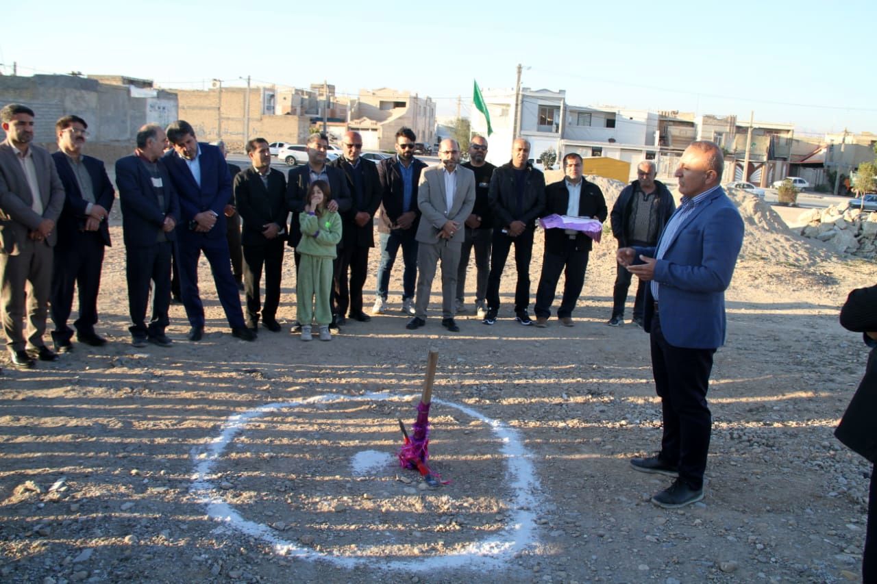 برگزاری آیین کلنگ زنی2 پروژه خیر ساز در شهرستان بهبهان