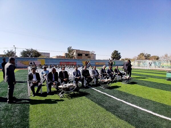 افتتاح استانی طرح «پهلوان سعید» و سه زمین چمن مصنوعی در کاشمر 