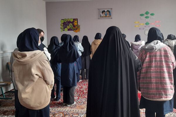 مراسم عزاداری بانوی کوثر در دبیرستان تربیت اسلامشهر
