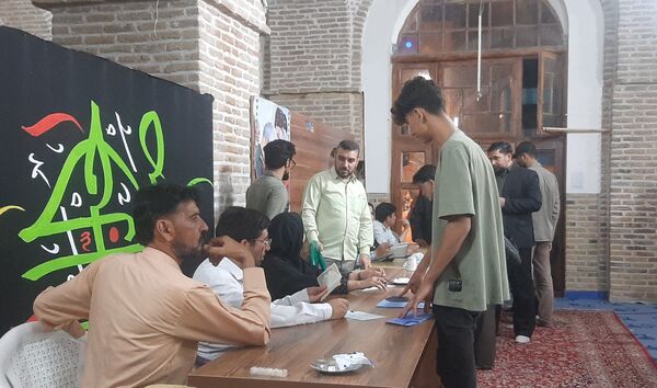 حضور مردم ولایتمدار نیشابور پای صندوق‌های رای