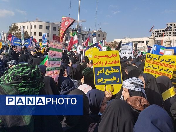 راهپیمایی 13آبان‌ در مشهدمقدس