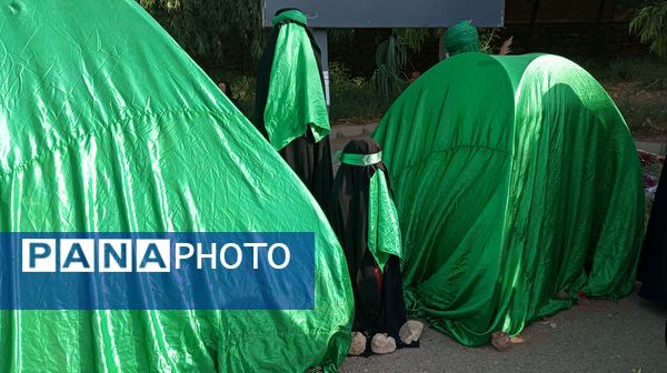 مراسم شیرخوارگان حسینی در مصلی بزرگ امام علی(ع) شهرستان ساوه