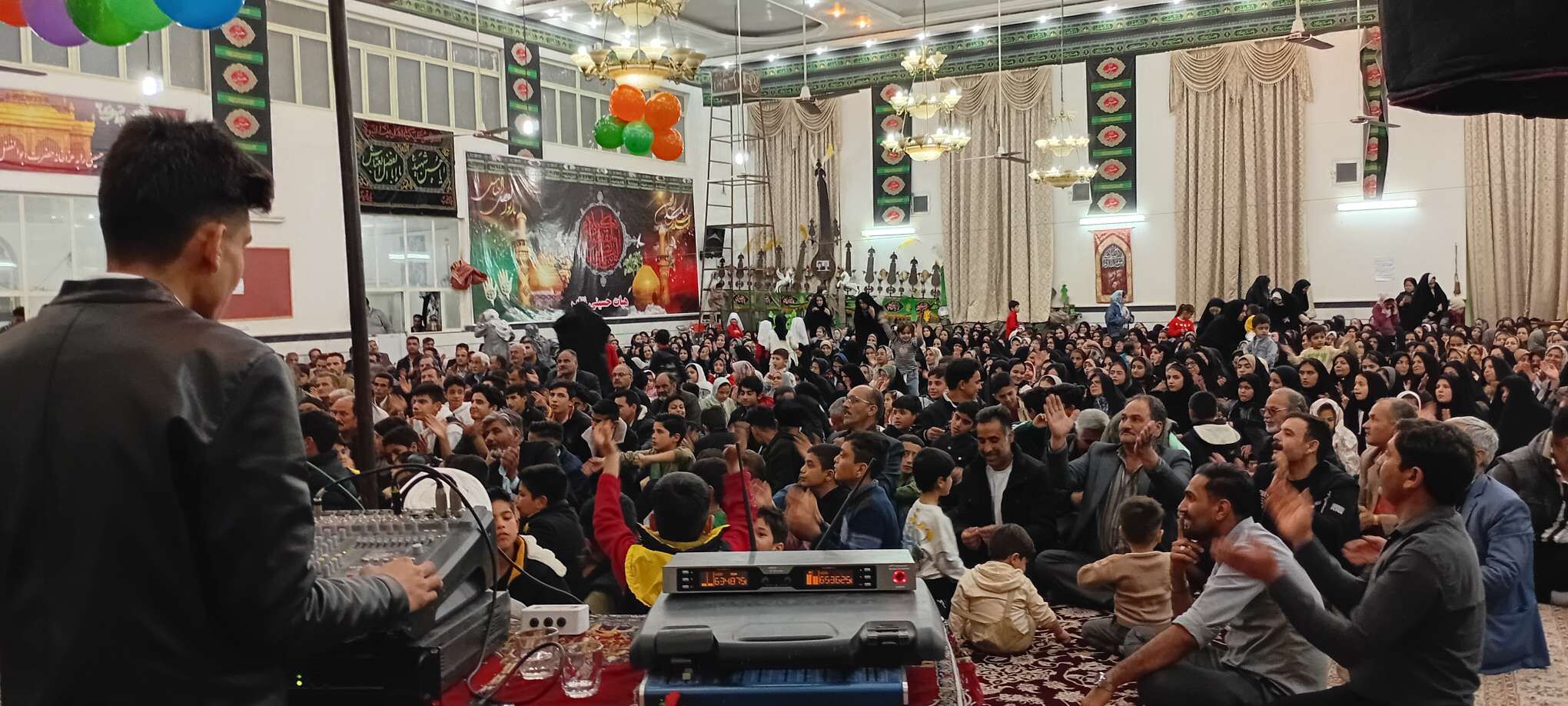 جشن ولادت امام قائم در روستای نقاب خلیل آباد