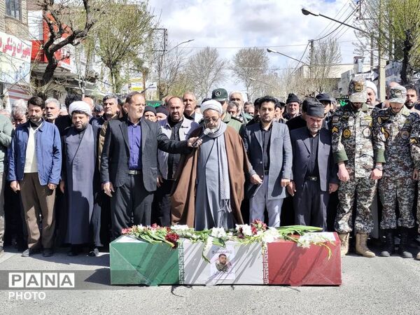 تشییع پیکر مطهر شهید والامقام سالار امامی‌فر
