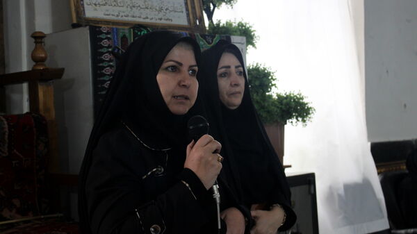 برپایی سفره نذری حضرت فاطمه (س) در مسجد چهارده معصوم (ع) اردبیل