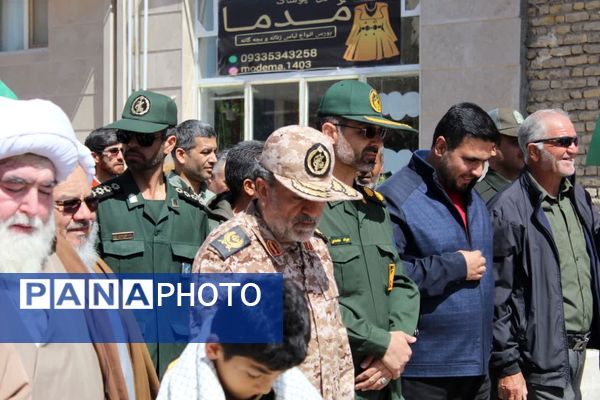 راهپیمایی روزجهانی قدس در شهر درق