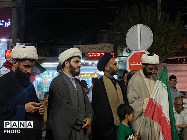 اجتماع مردم پیشوا در خونخواهی رهبر شهیدشان