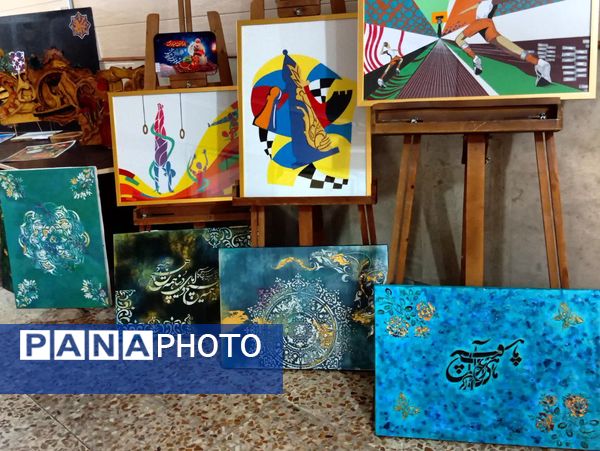 برپایی نمایشگاه دست سازه‌های دانش‌آموزی در ورامین