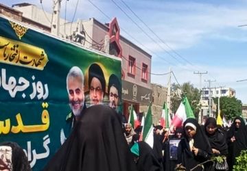 فریاد استکبارستیزی و حمایت از مظلوم ‌‌در میناب طنین‌انداز شد 