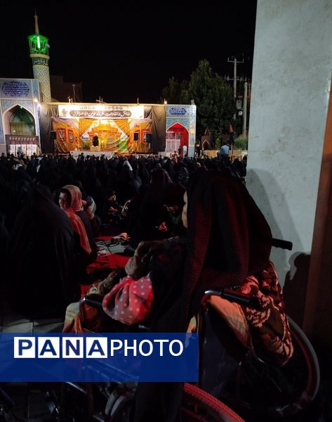 عزاداری  شب تاسوعای حسینی در مسجد شهدای گمنام 