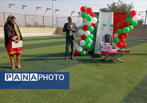 جشن دهه فجر در روستای لاور فین
