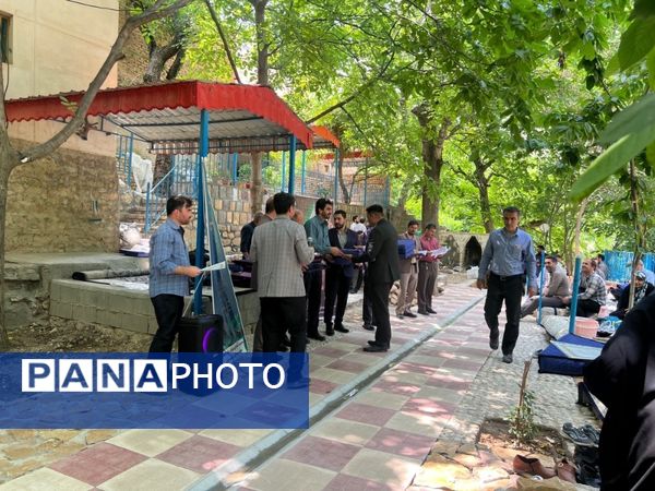 مراسم تجلیل از همکاران فعال حوزه پرورشی شهرستان‌های مانه و سملقان در بوم گردی زو علیا