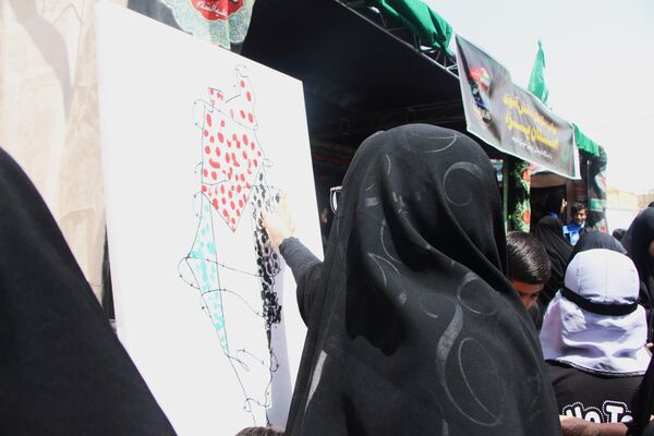 برپایی موکب عشاق الحسین در استان یزد