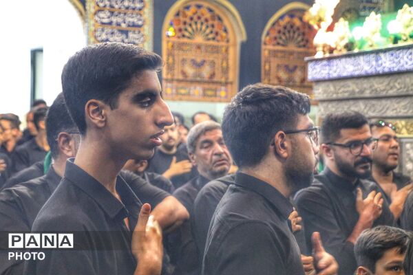 عزاداری هیئت مزرعه امحسن ده بالا در خانه امام حسینی یزد