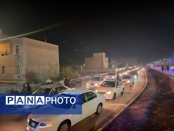 کاروان شادی جشن نیمه شعبان در بوموسی 