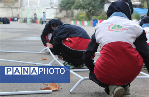 مانور زلزله در استان گلستان