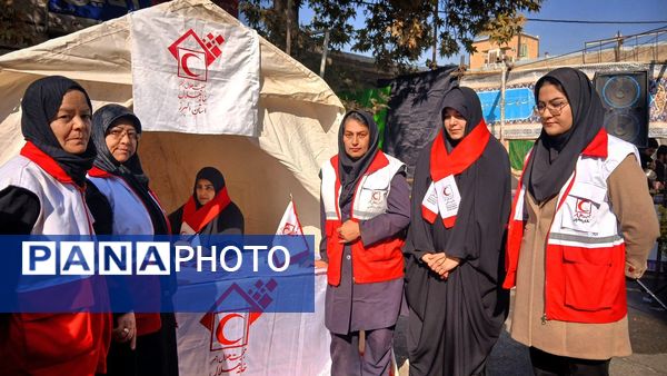 موکب‌های مردمی در شهرک سیدجمال‌الدین نظرآباد در سالروز شهادت حضرت فاطمه‌ زهرا(س) برپا شد