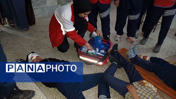 بیست و ششمین مانور زلزله در کمیجان