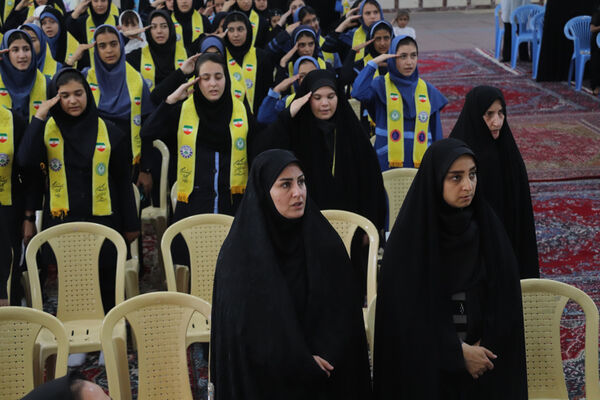 اردوی تشکیلاتی دانش‌آموزان پیشتاز عاشورایی به یاد کودکان غزه