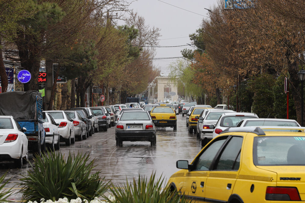 باران نوروزی در آباده