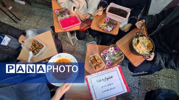 جشنواره غذا دهه فجر در مدرسه مدرس تبریز 