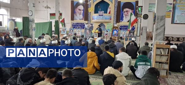 مراسم بزرگداشت سیدالشهدای مقاومت در شهر راز