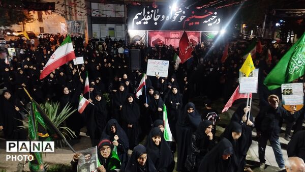 خیابان‌های نظرآباد صحنه نمایش وحدت و همبستگی 