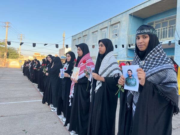 مراسم استقبال و تشییع پیکر پاک شهید گمنام در شهرستان دهلران 