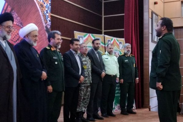 مراسم تکریم و معارفه فرمانده سپاه ناحیه مقاومت بسیج حضرت عبدالعظیم (ع) شهرستان ری