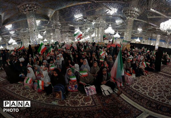 مراسم چهلم شهدای میناب در حرم مطهر رضوی 