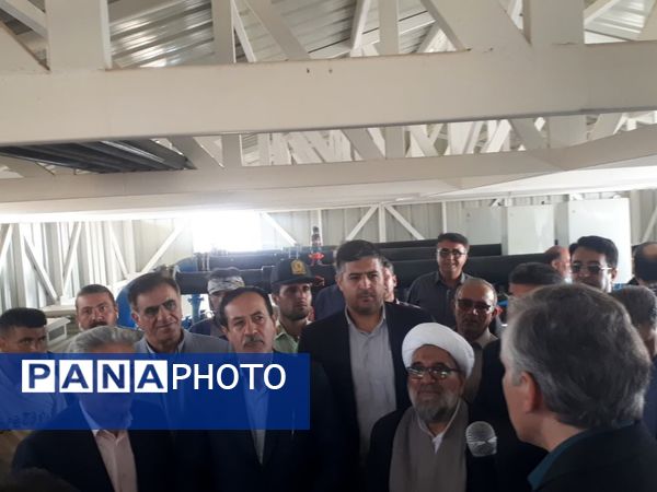 آیین افتتاح طرح آبیاری نوین مزرعه تعاونی در روستای اسلام آباد شهرستان سملقان