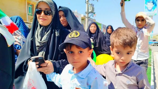 حضور پرشور کودکان و نوجوانان در راهپیمایی روز قدس لنده