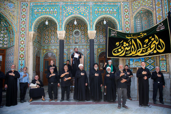 عزاداری سالروز شهادت امام حسن مجتبی(ع) در حرم حضرت معصومه(س)