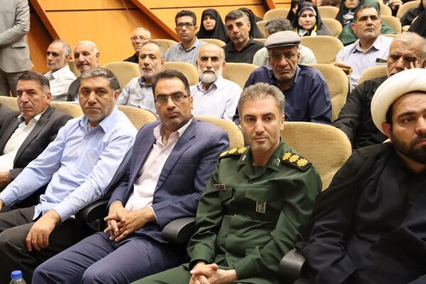 مراسم چهلم شهدای اقتدار در کوهدشت با حضور فرمانده سپاه حضرت ابوالفضل لرستان