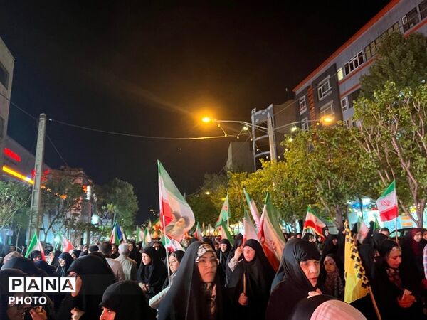 حضور مردم کرج در تجمعات مردمی