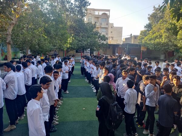 سخنرانی معنوی و مداحی ویژه فاطمیه در مدرسه جاوید