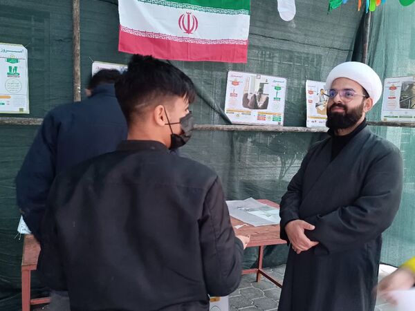 نمایشگاه دستاوردهای انقلاب دانش‌آموزان صدرا در ابرکوه