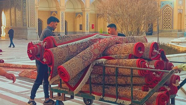 آماده سازی زیارتگاه شهید مدرس برای نماز عید سعید فطر