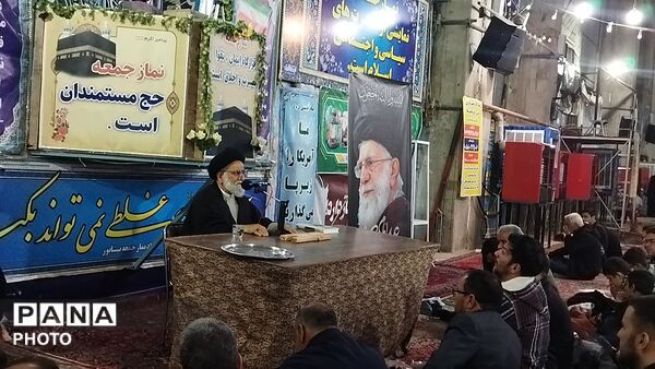 مراسم عزاداری برای شهادت امام خامنه ای در نیشابور 