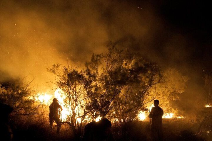 وزش باد باعث برافروخته شدن مجدد شعله‌های آتش در جنگل‌های لرستان شد