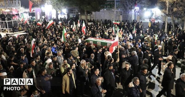 تشییع پیکر شهید سجاد باتقوا در تربت جام