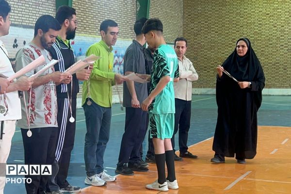 اختتامیه مسابقات فوتسال بین‌مدرسه‌ای پسران جام اقتدار ایران در پردیس