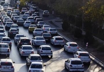 وضعیت ترافیک در معابر و بزرگراه‌های پایتخت