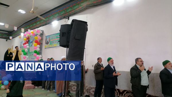 جشن میلاد با سعادت منجی عالم بشریت حضرت مهدی عجل الله در مهدیه شهر بار نیشابور 