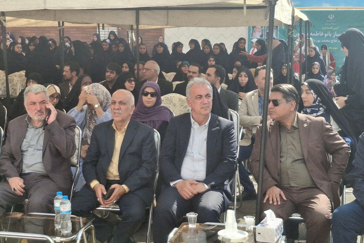 افتتاحیه مدرسه خیّری بانو منصوری در روستای زمان آباد 