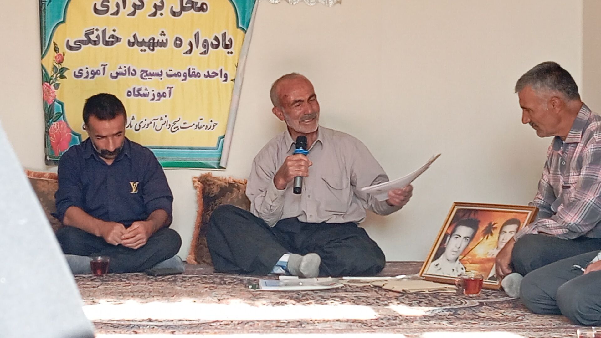 گروه جهادی دانش‌آموزی عمار، یاد شهید پیرمحمدی را در خانه پدری گرامی داشتند