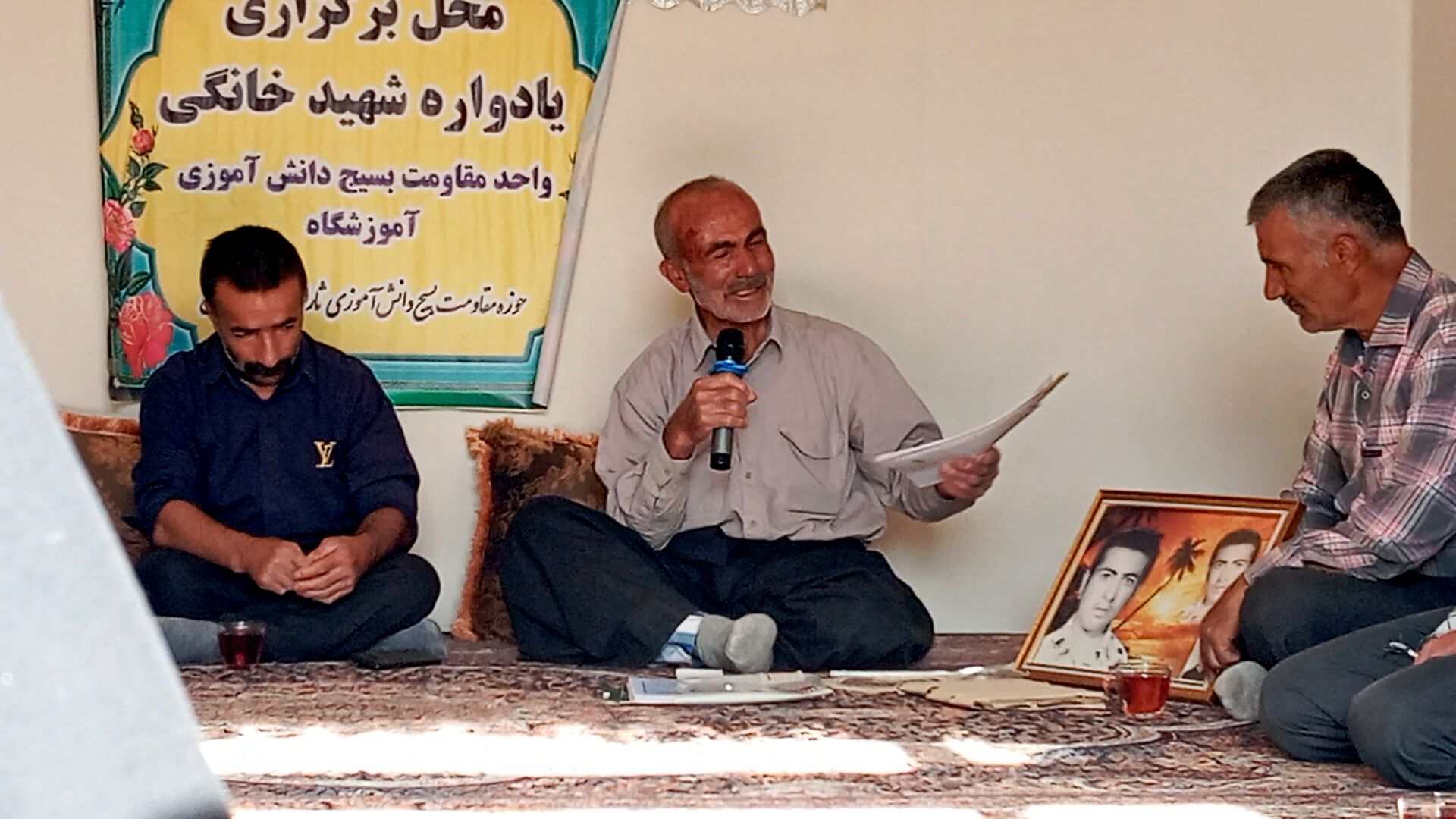 گروه جهادی دانش‌آموزی عمار، یاد شهید پیرمحمدی را در خانه پدری گرامی داشتند