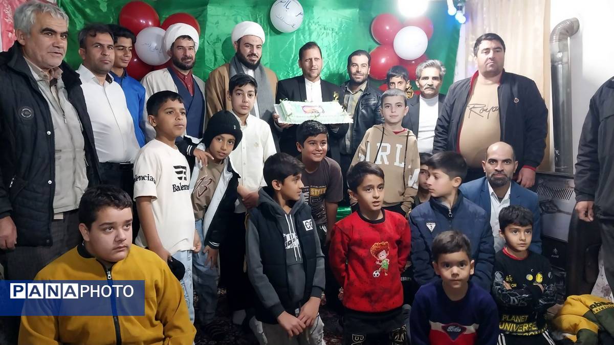 جشن میلاد طفل شش ماهه کربلا در هیئت علی‌اصغری فداف