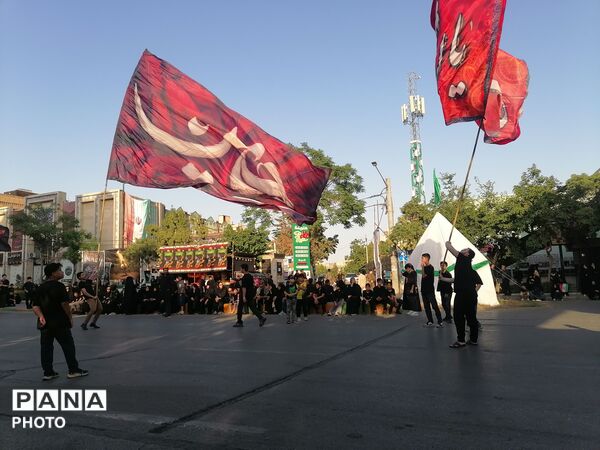 عزاداری عاشورای حسینی در بلوار هاشمیه مشهد