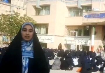 هنرستان امیرکبیر خمینی‌شهر، غرق در عطر بهشتی رضوی